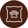 icona del letto del cane